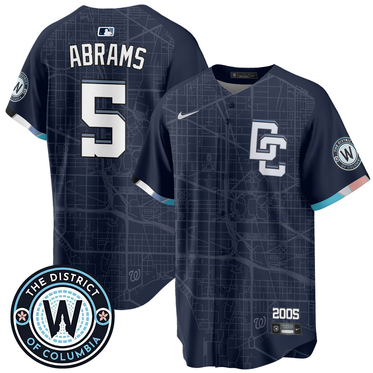 Men's Washington Nationals 2025 City Connect Limited Jersey - All Stitched